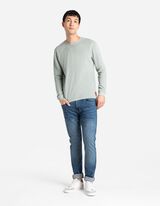 Bluză de corp cu m&acirc;necă lungă - Loose Fit - Verde