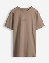 T-Shirt - Print - Taupe