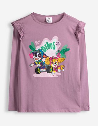 Langarmshirt - Paw Patrol - Flieder