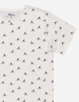 T-s&auml;rk - &Uuml;leni tr&uuml;kitud - valge