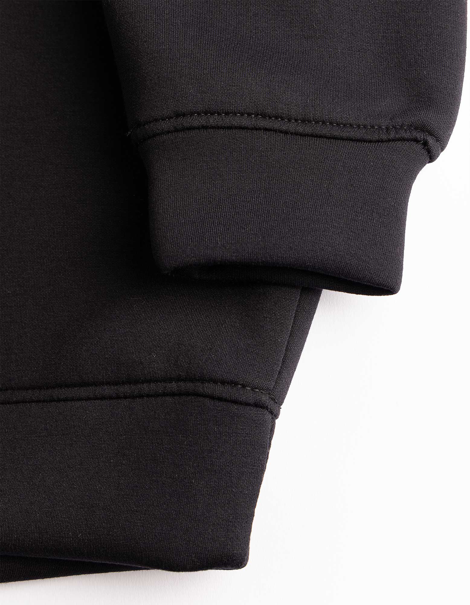 Sweatshirt - Oversized Fit - Schwarz