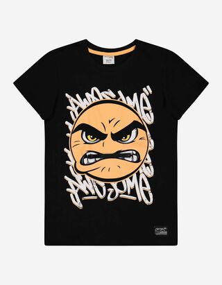 T-shirt - Print - zwart