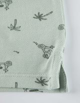 Polokošeľa - Celoplošná potlač - zelena