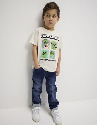 Shirt - Minecraft - wei&szlig;