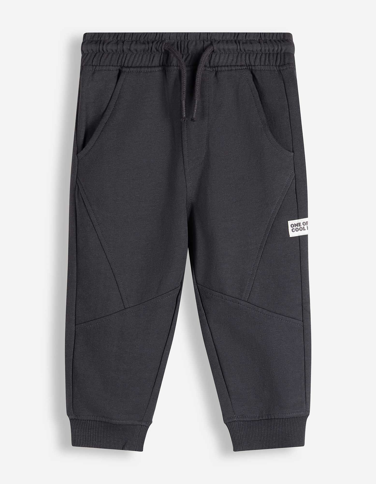 Pantalon de jogging - Coton - gris fonc&eacute;