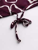 Shirt - Knotendetail - Lila