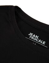 Hosszú ujjú felső - Kerek nyakkivágás - fekete