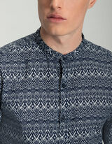 Ko&scaron;ulja - Print po čitavoj povr&scaron;ini - tamno plava