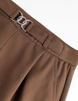 Culotte - Geweven stof - Donkerbruin