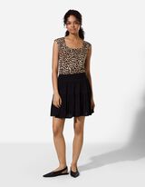 T-shirt - Luipaardprint - Beige
