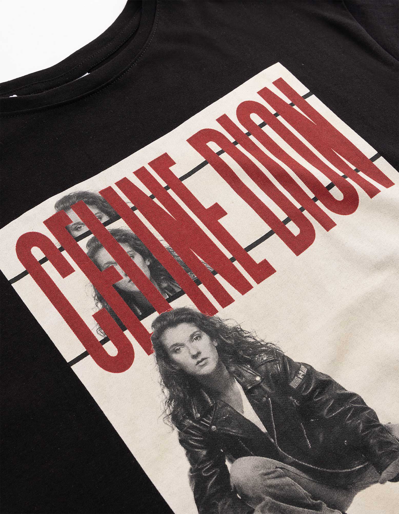 T-Shirt - C&eacute;line Dion - Schwarz