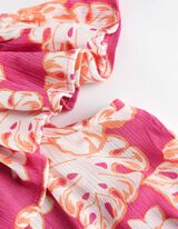 Ingblúz - Nyitott vállú - pink