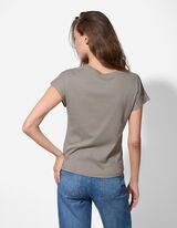 T-Shirt - Baumwoll-Mix - hellgrün