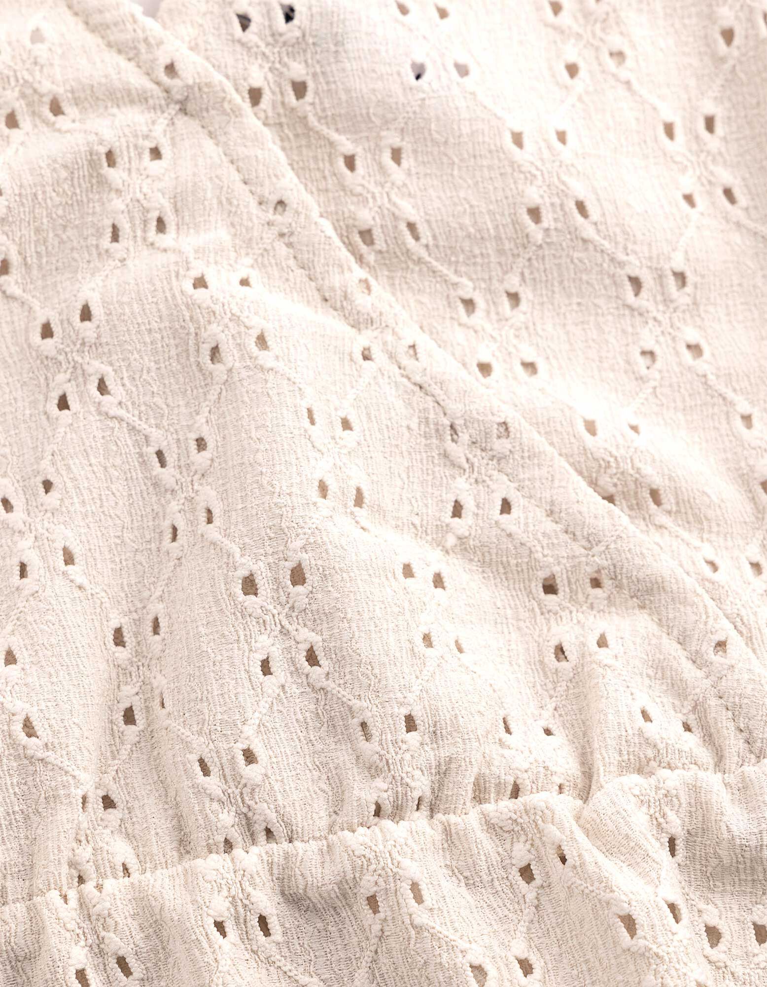 Top - Wickeloptik - Beige