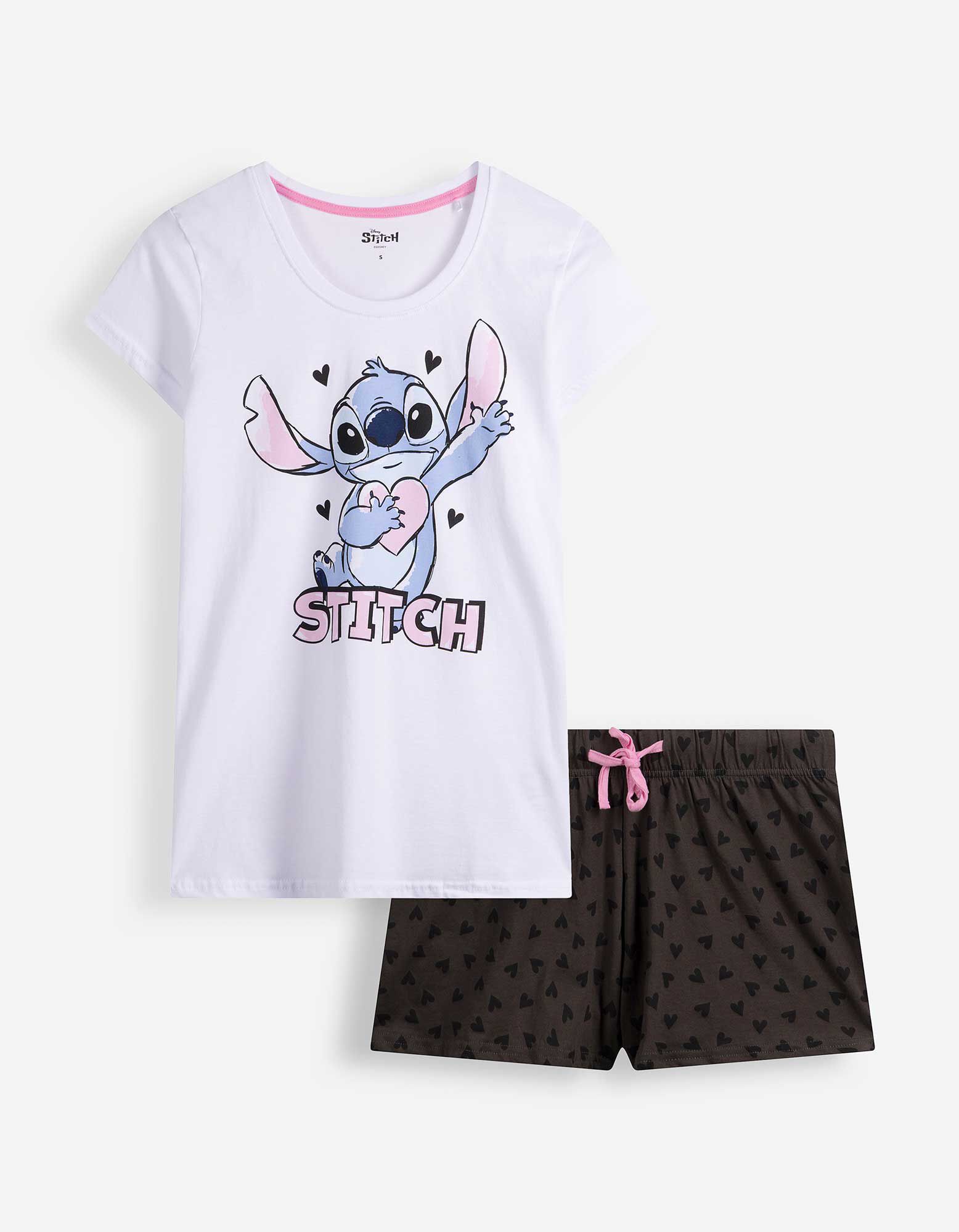 Pyjama Set aus Shirt und Hose - Lilo & Stitch - Bunt