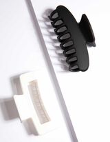 Accesorii păr - Pachet de 2 - Negru