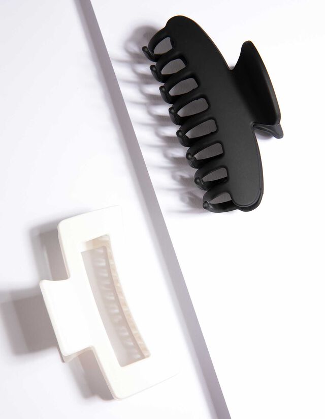 Accesorii păr - Pachet de 2 - Negru