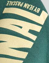 Džemperis - &bdquo;Oversized&ldquo; stiliaus - tamsiai zalias