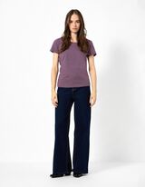 T-shirt - Teneur en stretch - rose