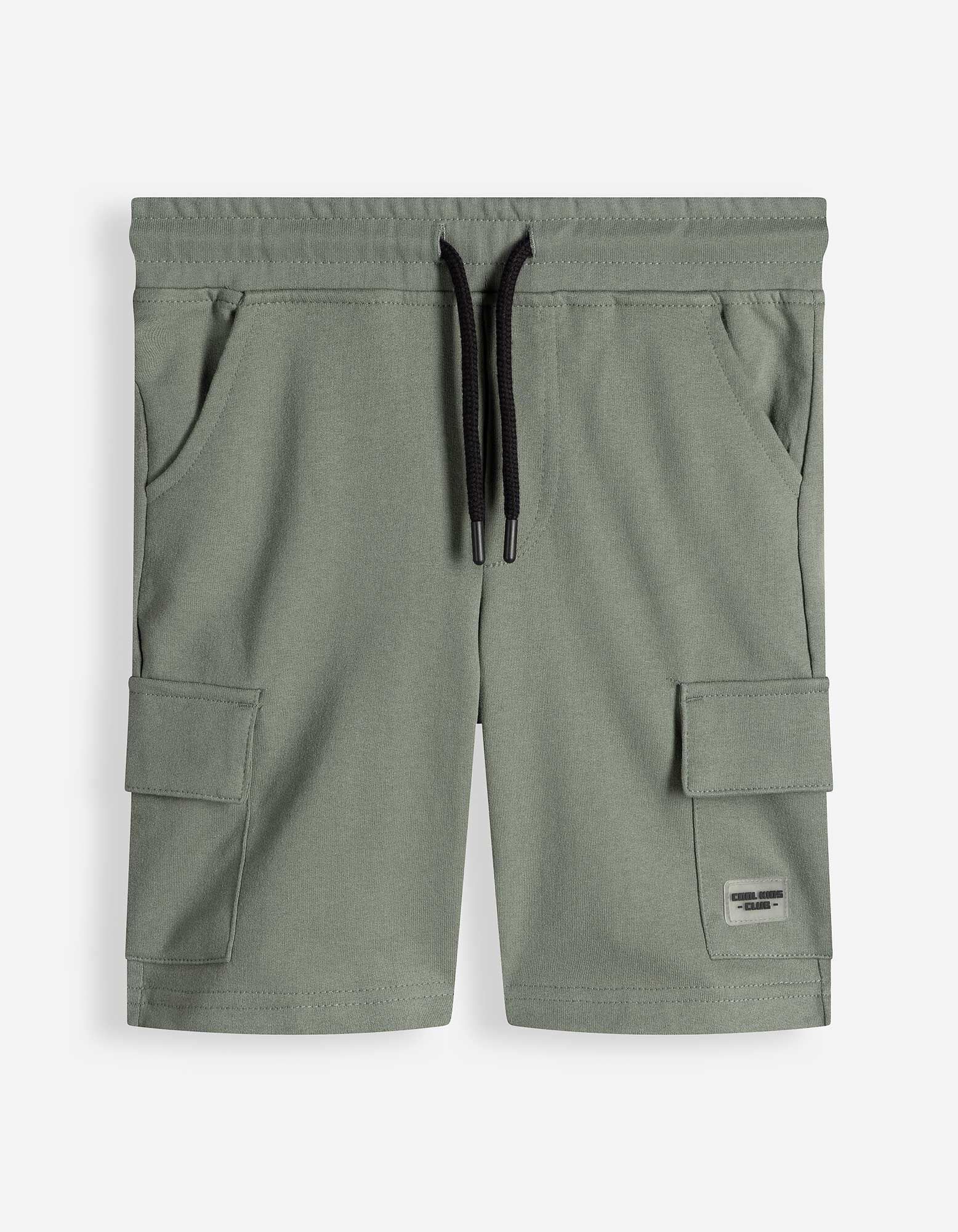 Cargoshorts - Aufgesetze Taschen - Dunkelgr&uuml;n