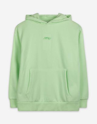 Hoodie - Oversized fit - lichtgroen