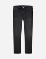 Jeans - Girlfriend Fit - Albastru inchis