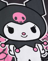 Tričko - Kuromi - tmave seda