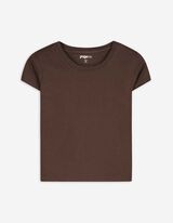 T-shirt - donkerbruin
