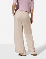 Culotte - Leinen-Optik - wei&szlig;