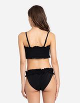 Bikinový vrchný diel - Volány - cierna