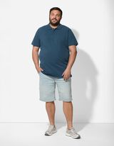 Polo - Unicolore - turquoise