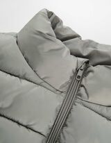 Prošívaná vesta - Stojáček - tmave zelena