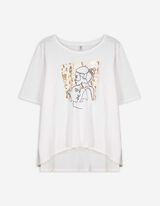 T-shirt - Print - wit