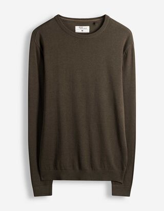 Pullover - Rundhals-Ausschnitt - Schwarz