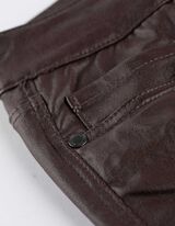 Pantaloni - Skinny Fit - Maro inchis