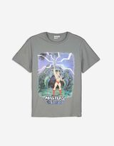 T-shirt - Oversized fit - donkergroen