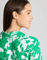 Longbluse - Knopfverschluss