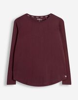 Langarmshirt - Atmungsaktiv - Lila