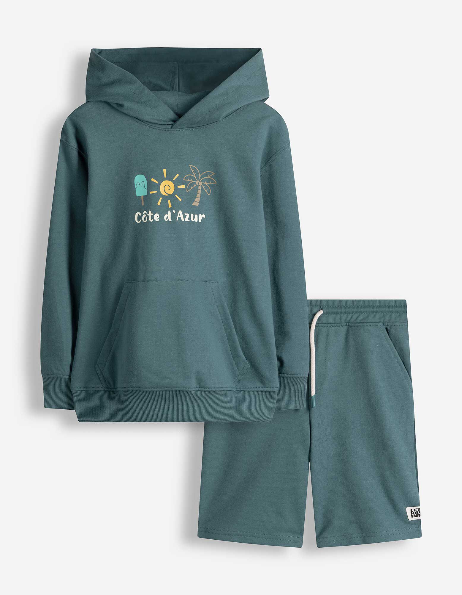 Sweater en broek set - Sweatstof - blauw