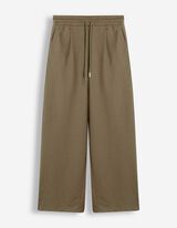 Nohavice - Wide Fit - Kaki zelen&aacute;