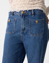 Jeans - Wide Fit - blau