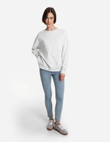 Pulover - Prevelik kroj - svetlo siva