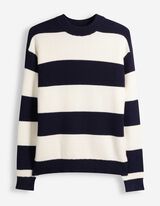 Pullover - Streifen - Dunkelblau