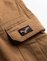 Cargohose - Knopf- und Rei&szlig;verschluss - grau