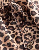 Strandtunika - Leopardenmuster - braun