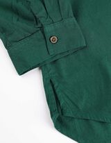 Hemdbluse - Brusttasche - grün