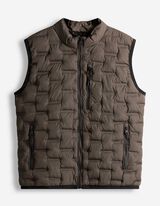 Steppweste - Stehkragen - dunkelgr&uuml;n