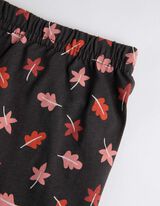 Pikakinnisest s&auml;rgist ja p&uuml;kstest koosnev pidžaamikomplekt  - S&auml;delev tr&uuml;kis - roosa