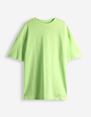 T-shirt - Oversized fit - lichtgroen