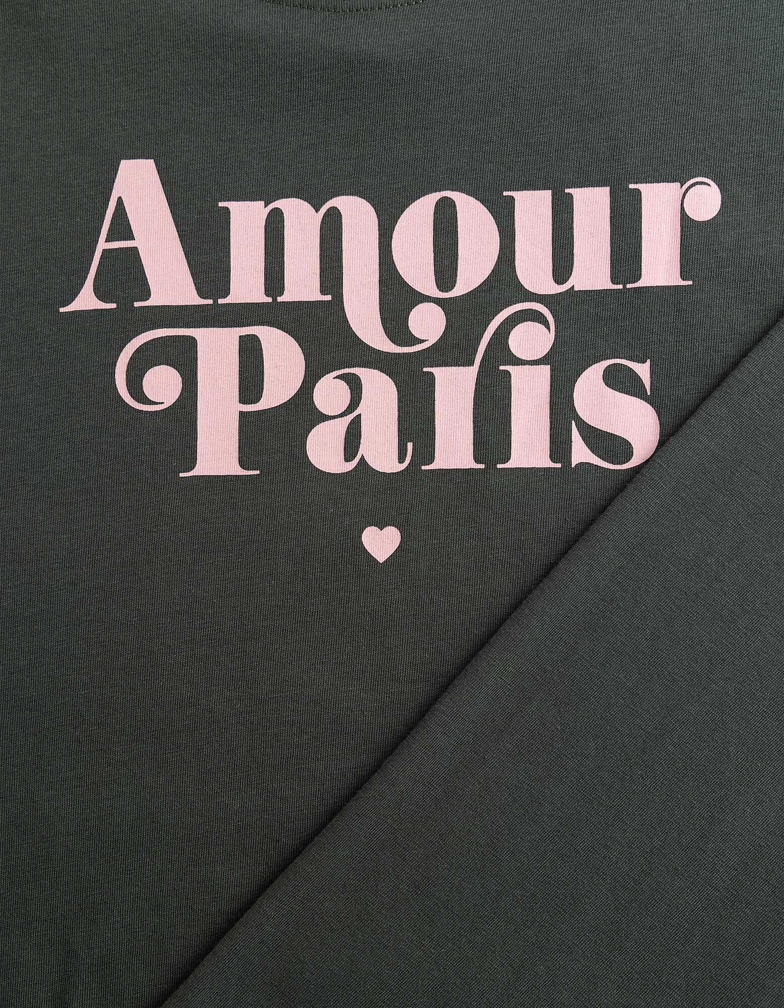 Pyjamaoberteil - Print - Khaki